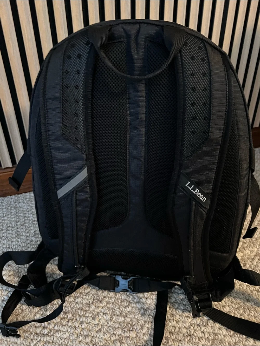 L.L. Bean Black Multi-Compartment Backpack